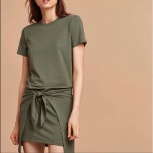 Wilfred Free T shirt wrap dress - white